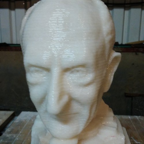 Socha mramor, cnc

